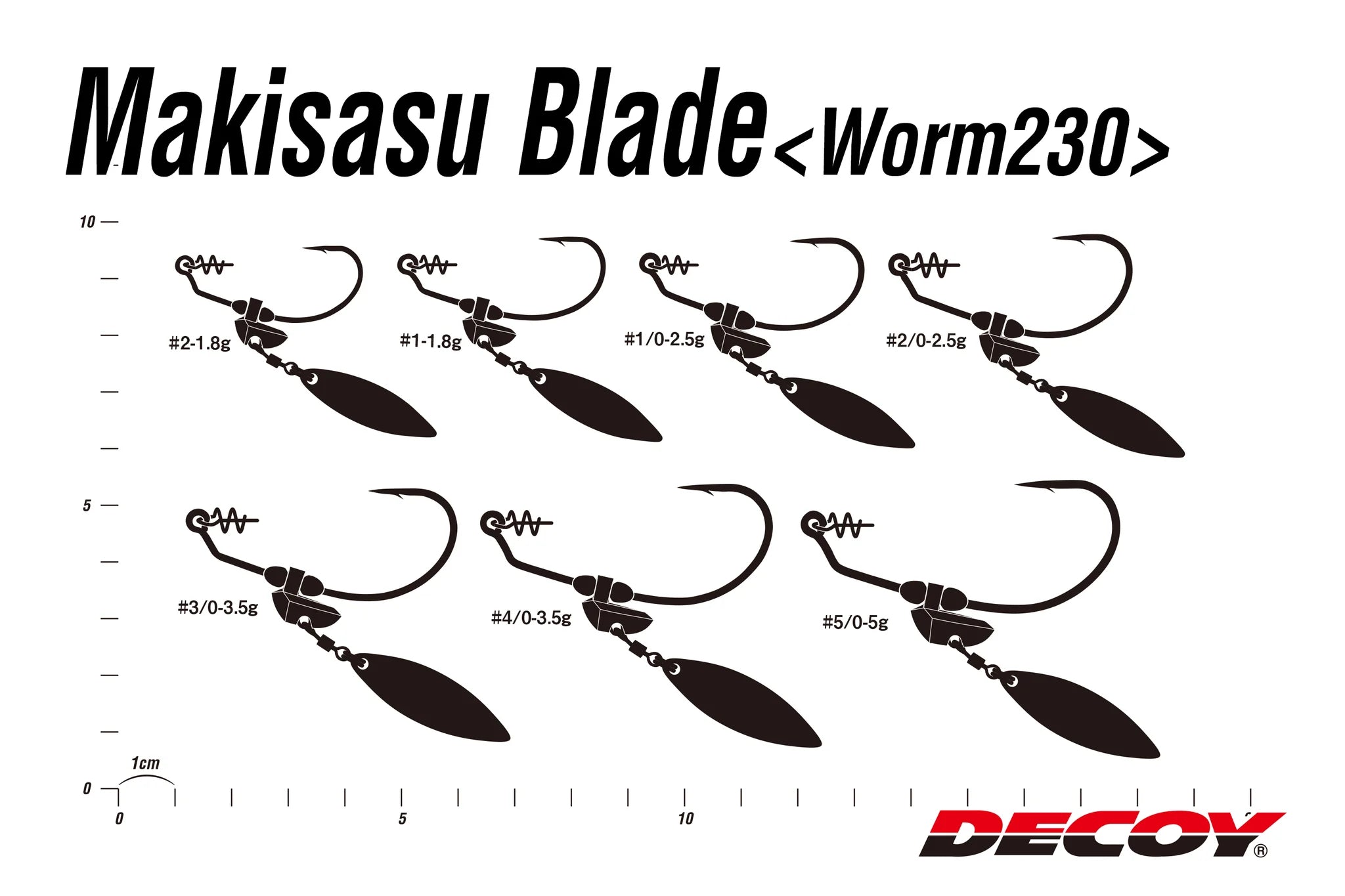 Decoy Worm 230 Makisasu Blade