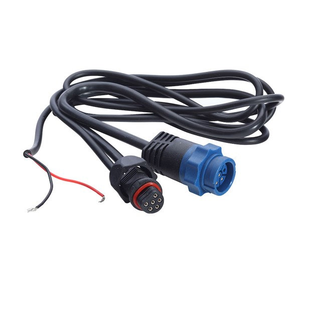 Lowrance 传感器适配器电缆，蓝色插头至 Uni-Plug