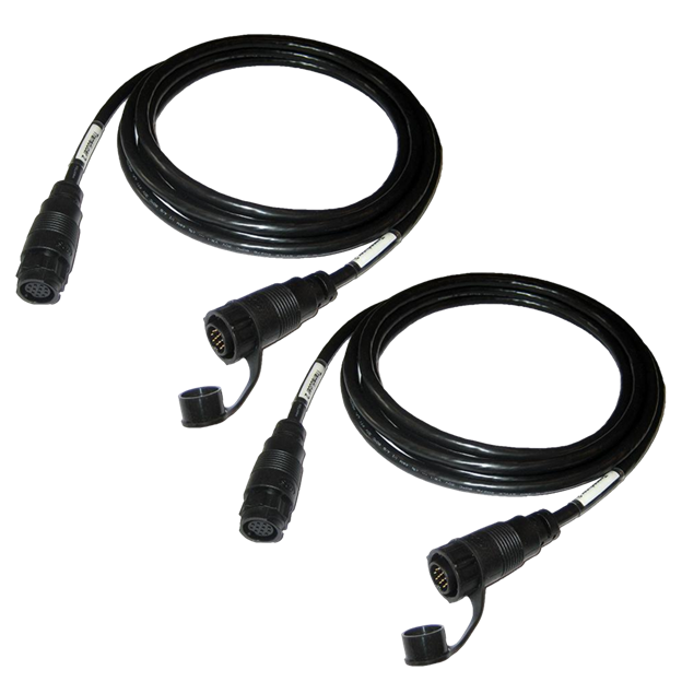 Lowrance Dual 10ft Transducer Extension Cable, 12pin