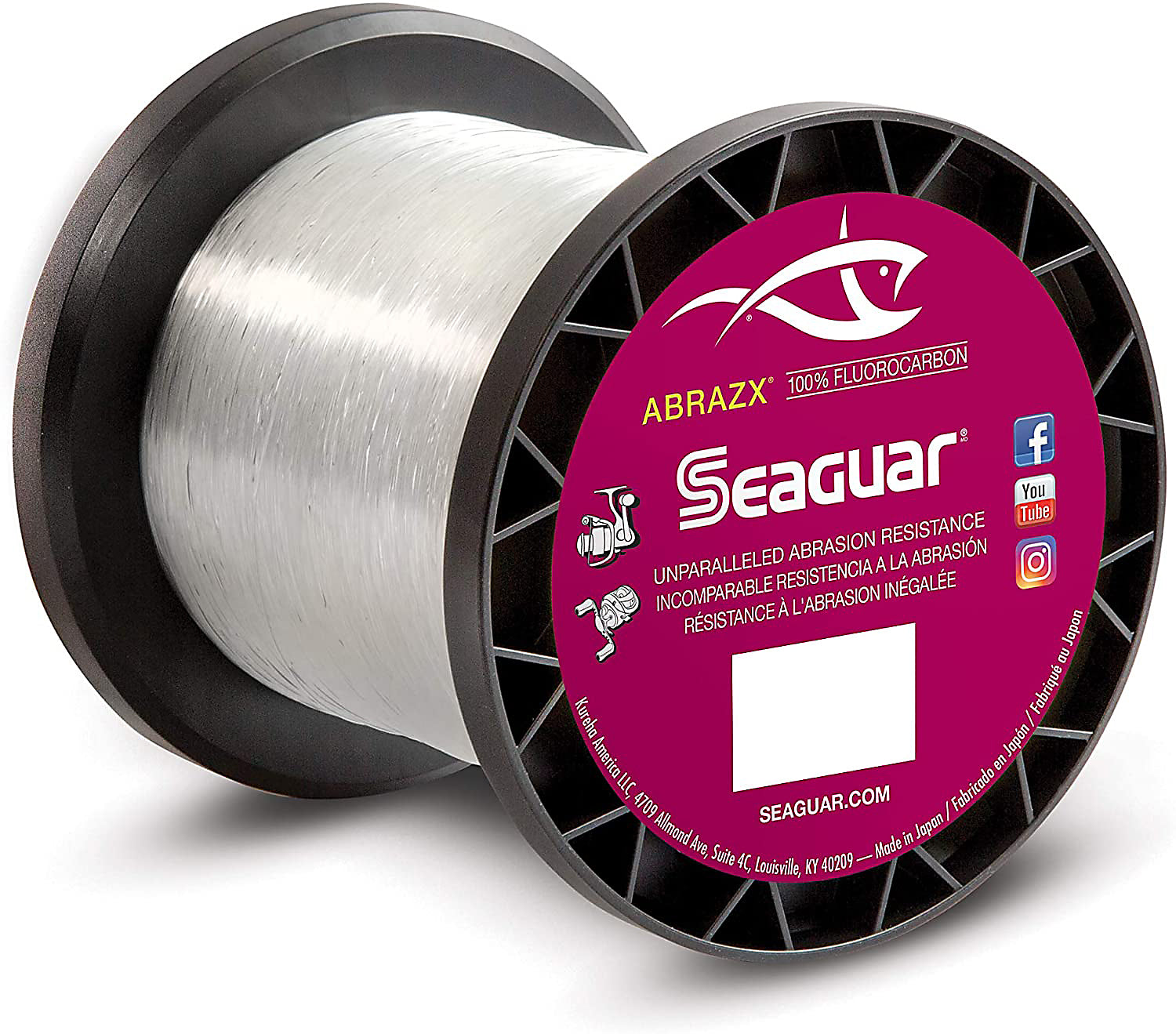 Seaguar Abrazx 氟碳散装线轴
