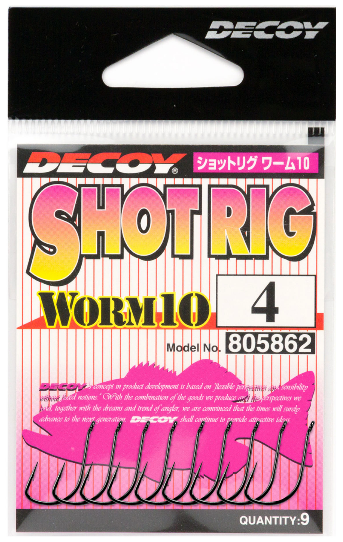 Decoy Worm 10 Shot Rig