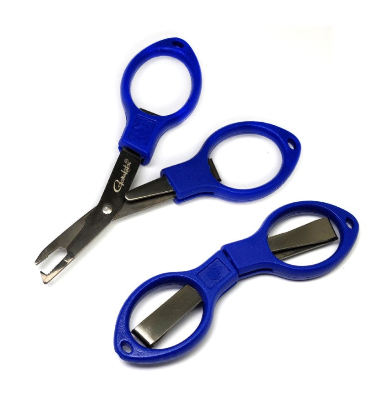 Gamakatsu Folding Braid Scissors with Split Ring Pliers